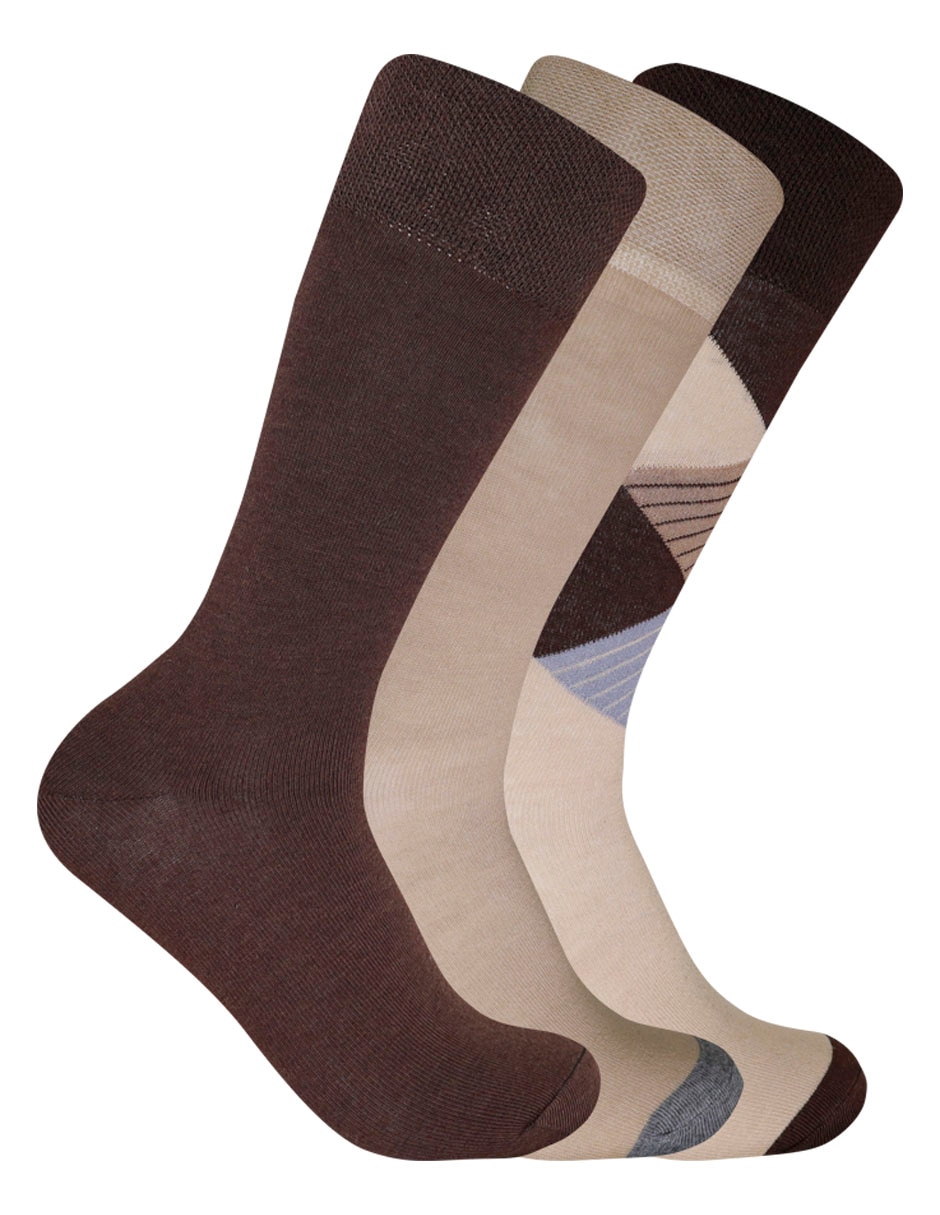 Set de calcetín comfort para hombre 3 pares Set de calcetín comfort para hombre 3 pares
