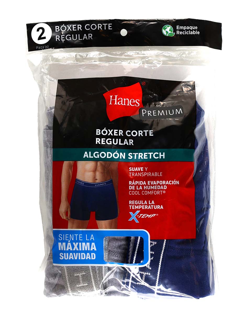BOXER HANES, CH, GRIS 0STRB