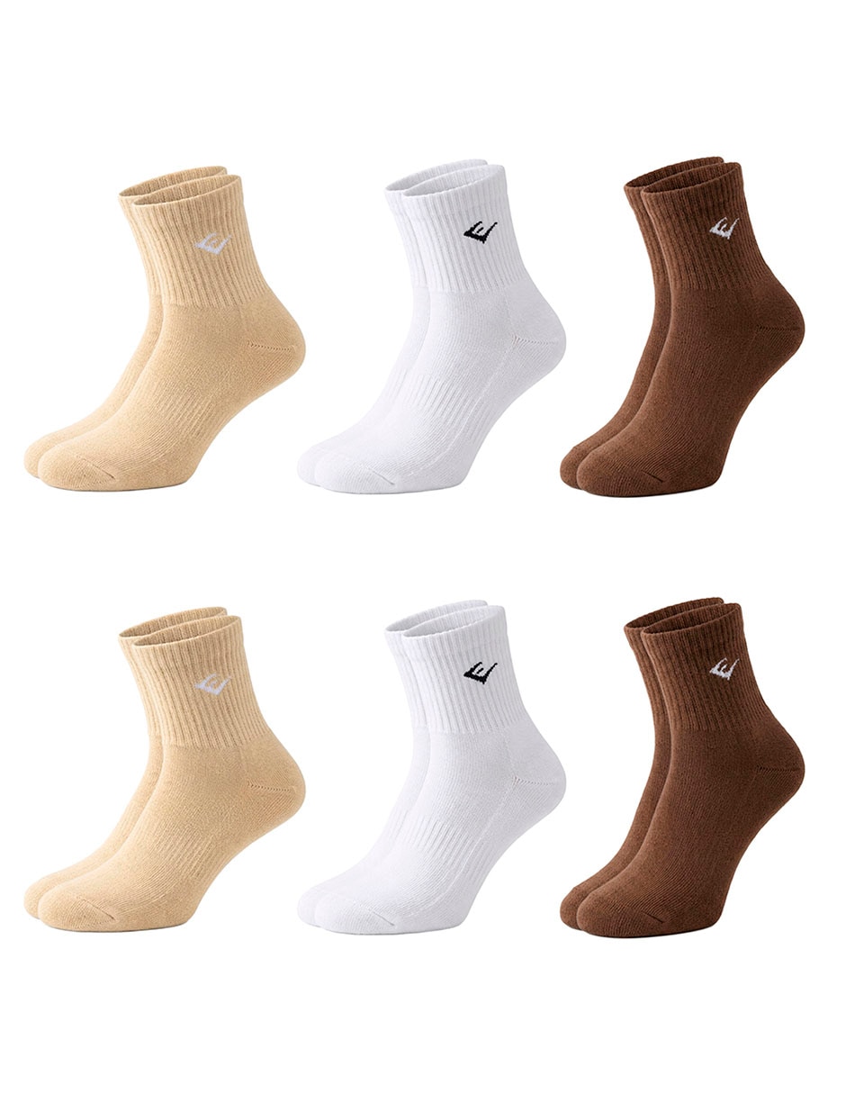 Set de calcetín comfort para hombre 6 pares