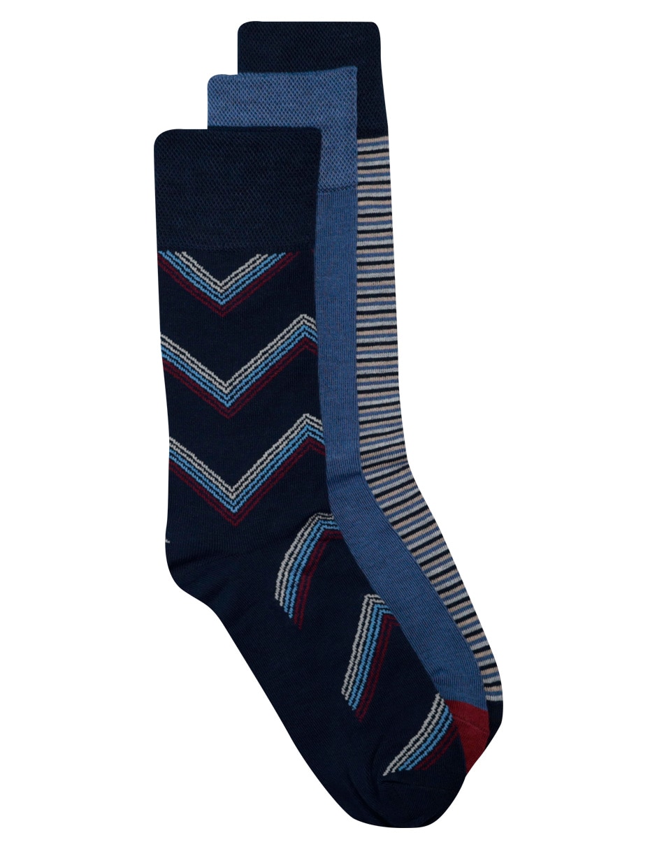 Set de calcetín comfort para hombre 3 pares