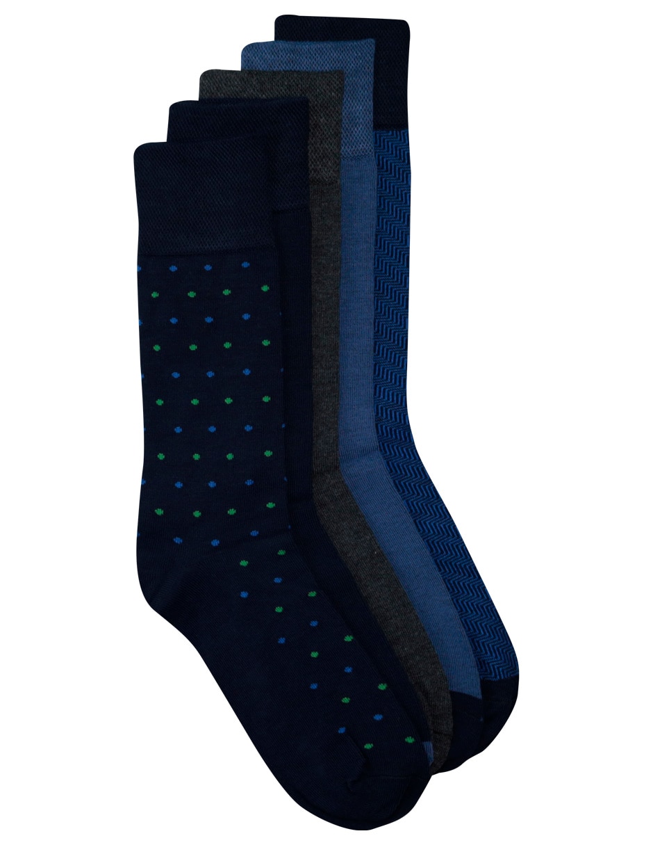 Set de calcetín comfort para hombre 5 pares