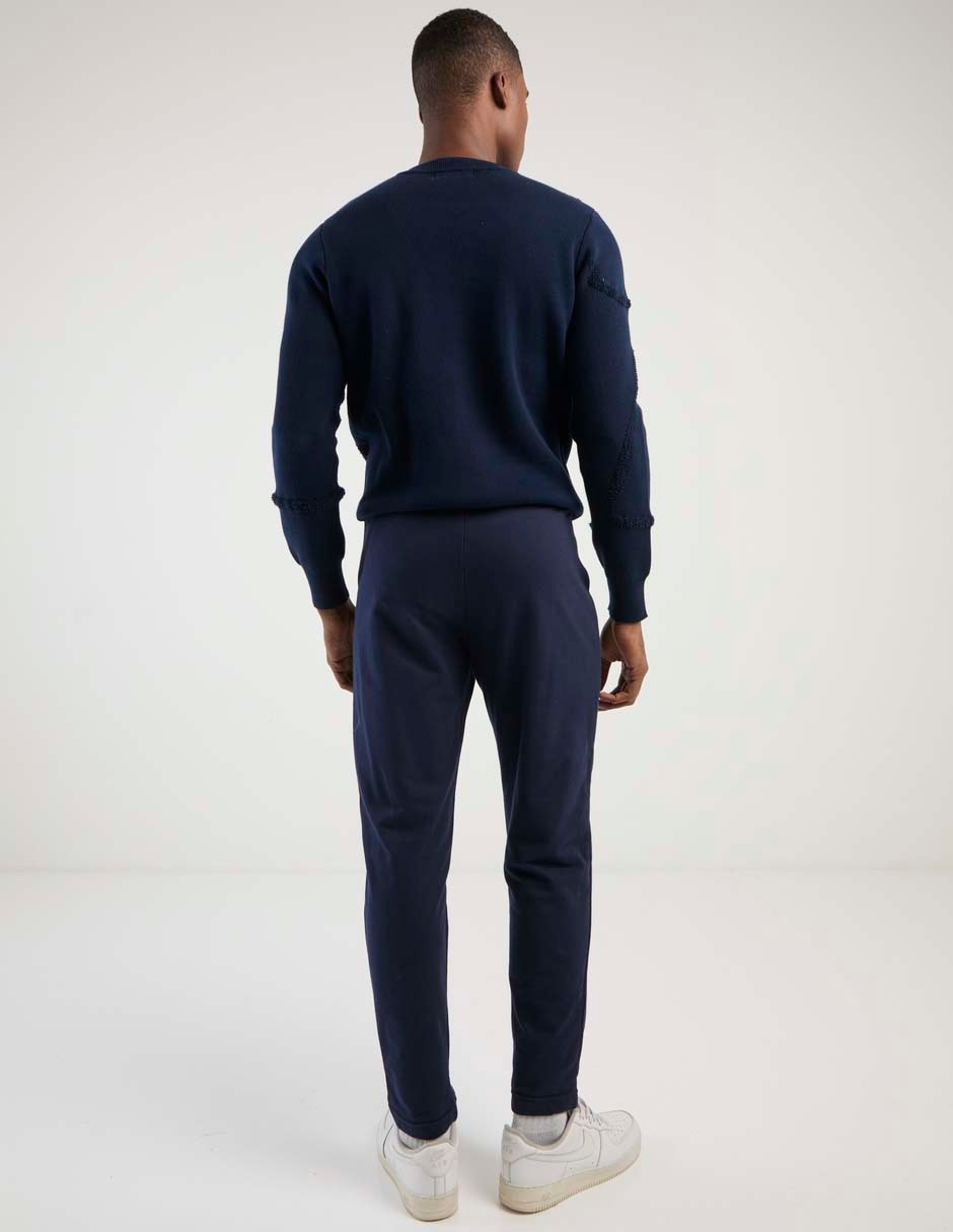 Pants regular con jareta para hombre 2