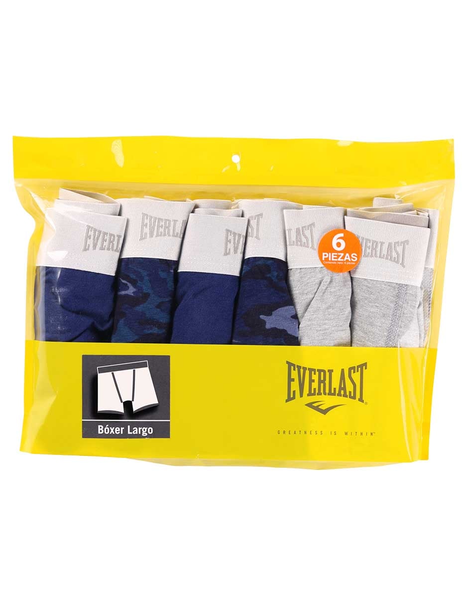 Bóxer de algodón para hombre 6 piezas 6
