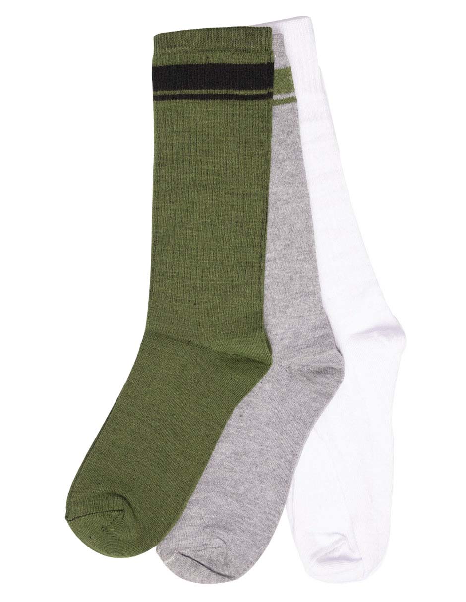 Set de calceta para hombre 3 pares Set de calceta para hombre 3 pares