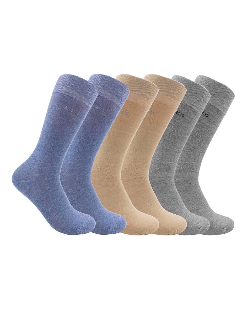 Set de calcetín comfort de algodón para hombre 3 pares Set de calcetín comfort de algodón para hombre 3 pares