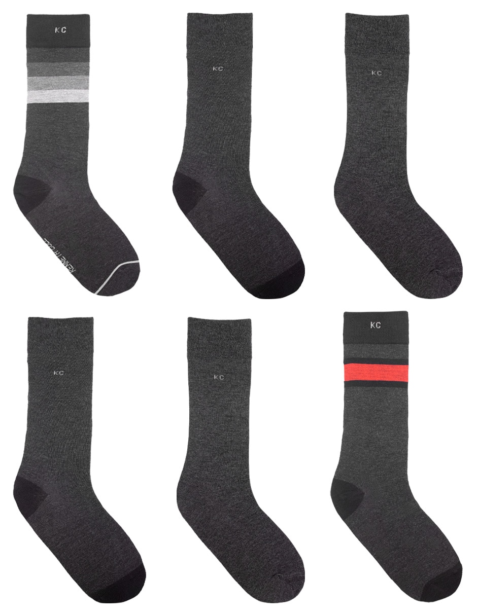 Set de calcetín comfort de algodón para hombre 4 pares 6