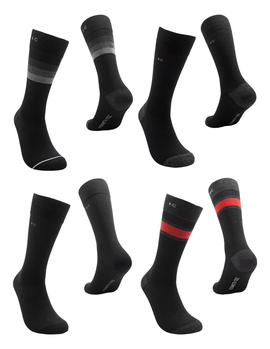 Set de calcetín comfort de algodón para hombre 4 pares 7