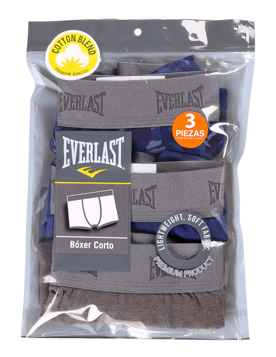 Set bóxer de algodón para hombre 3 piezas 6