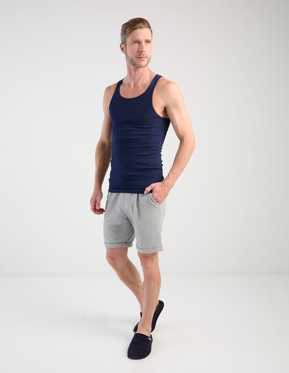 CAMISETA BF3721 HANES, M, AZUL MARINO