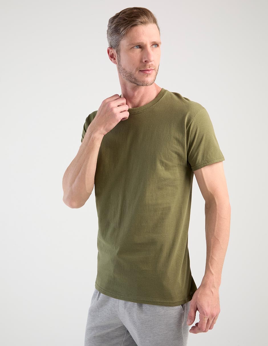 Playera cuello redondo para hombre