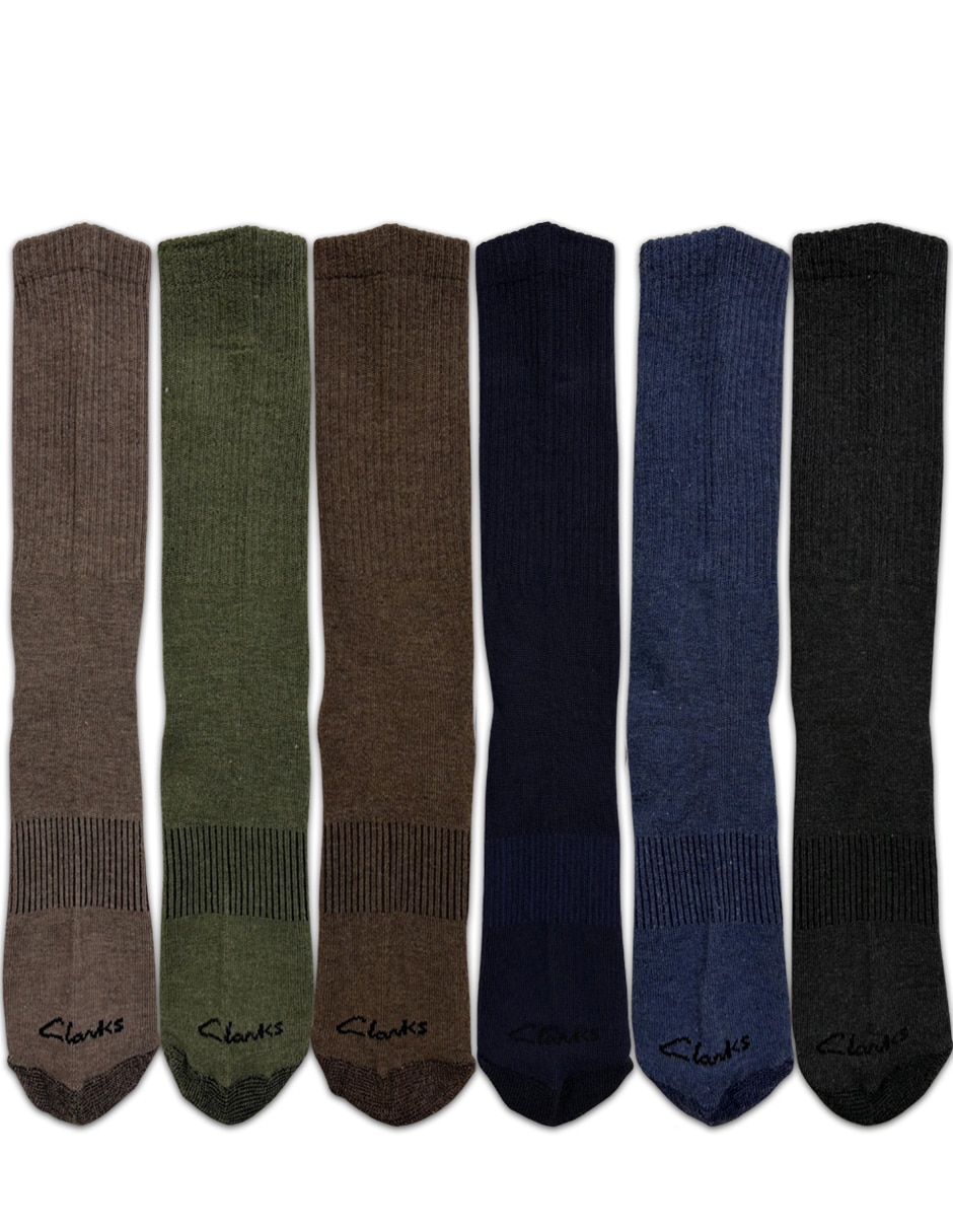 Set de calcetín comfort de algodón para hombre 6 pares Set de calcetín comfort de algodón para hombre 6 pares