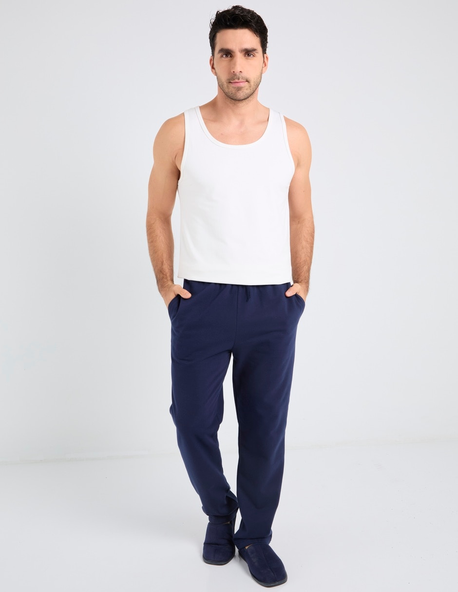 PIJAMA PANTALON WEEKEN, M, AZUL MARINO