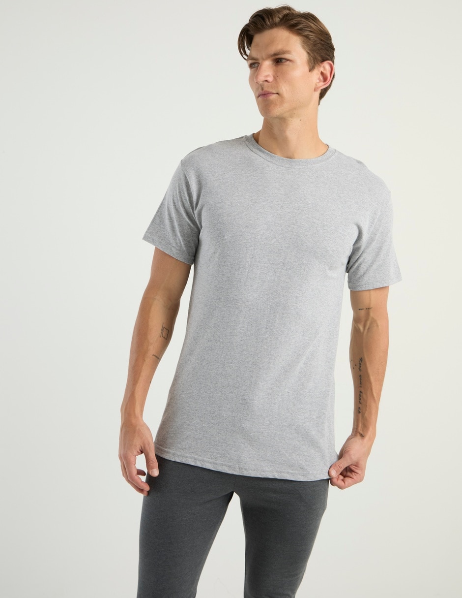 Set playera cuello redondo para hombre Set playera cuello redondo para hombre