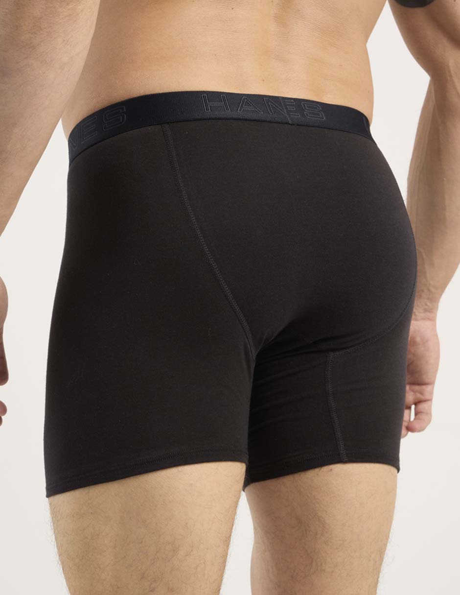 BOXER HANES, EG, NEGRO 0UCPS