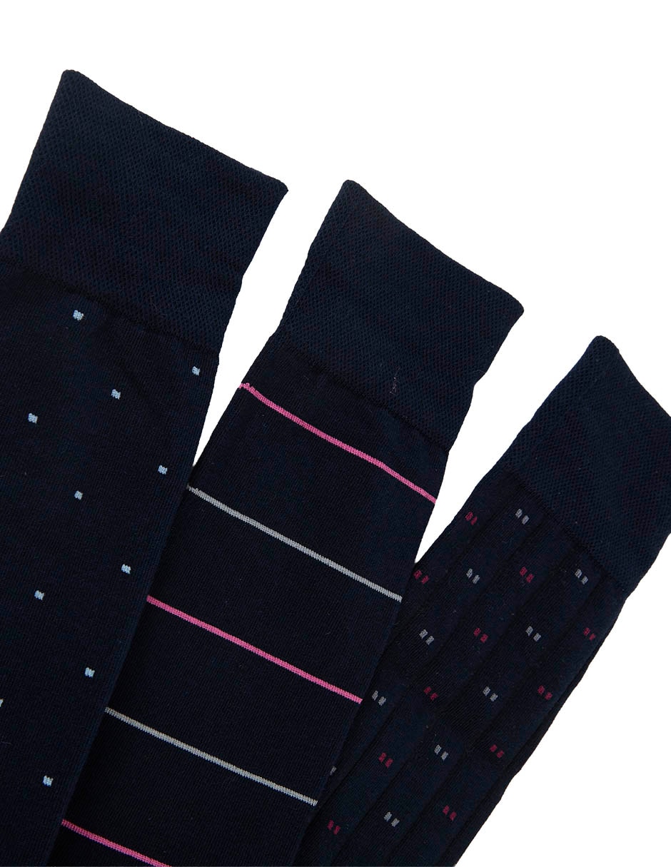 Set de calceta para hombre 3 pares 2