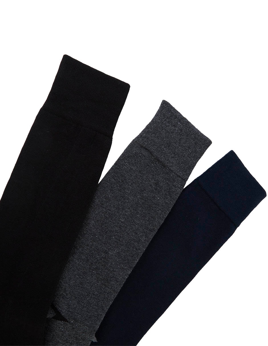 Set de calceta para hombre 3 pares 2