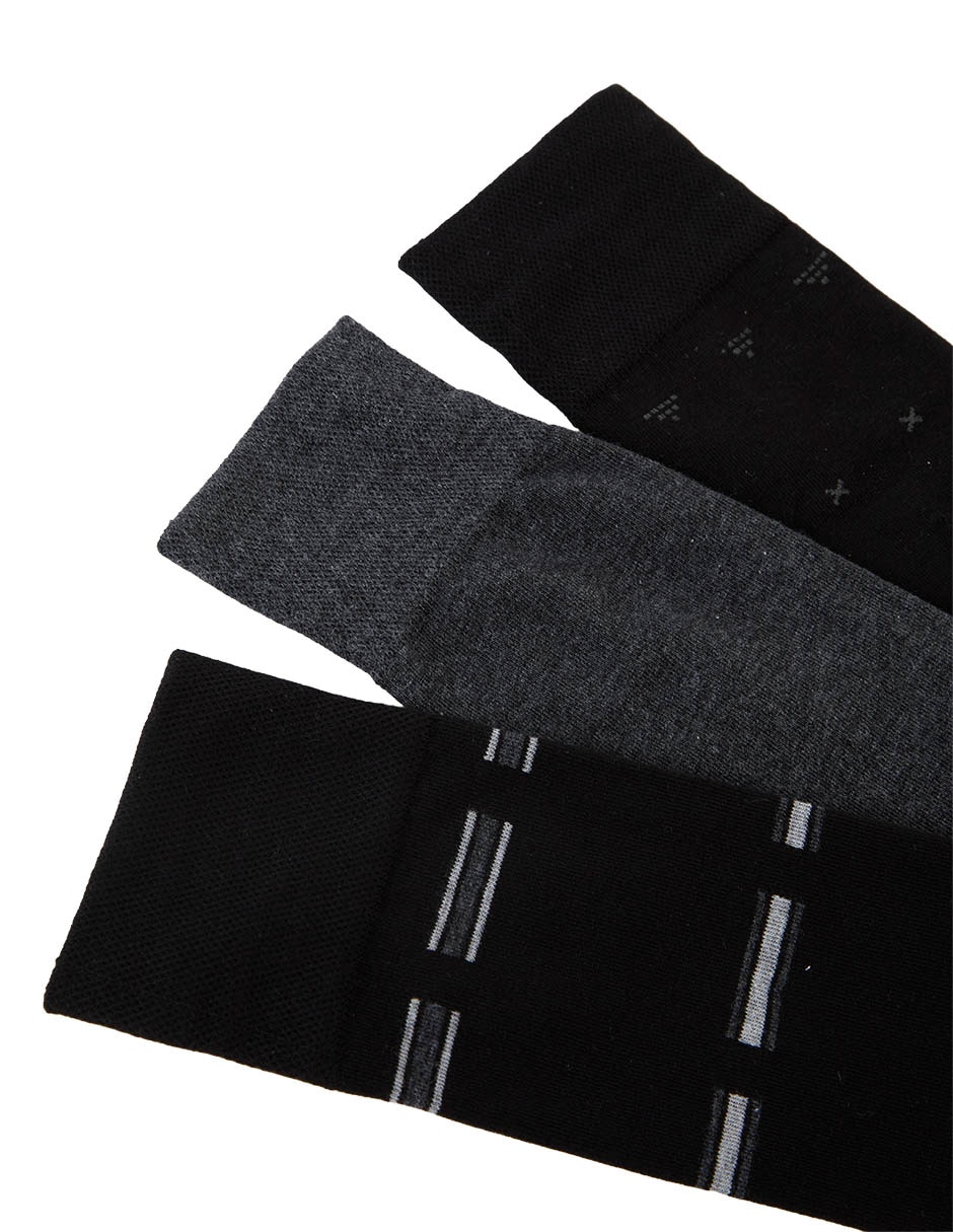 Set de calceta para hombre 3 pares 2