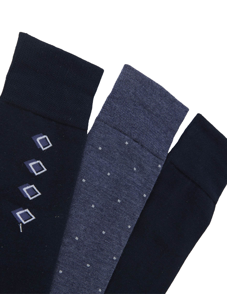 Set de calceta para hombre 3 pares 2