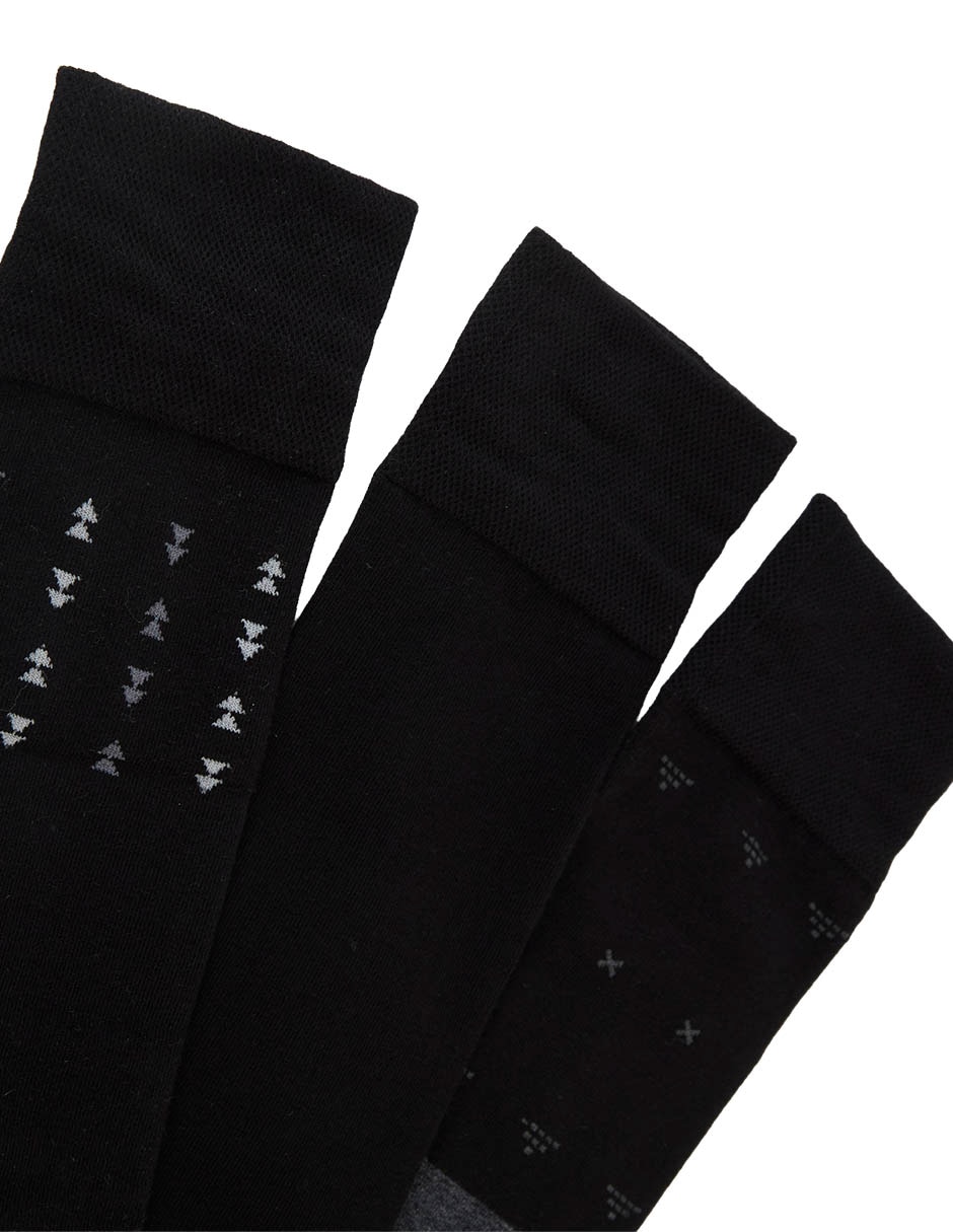Set de calceta para hombre 3 pares 2