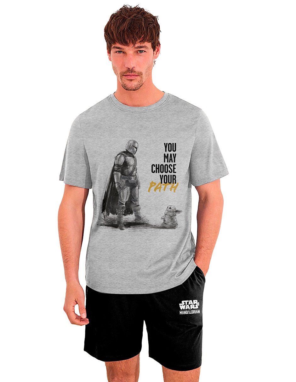 Conjunto pijama Star Wars The Mandalorian para hombre Conjunto pijama Star Wars The Mandalorian para hombre