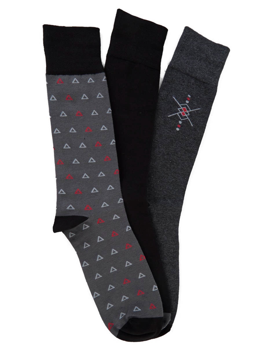 Set de calceta para hombre 3 pares