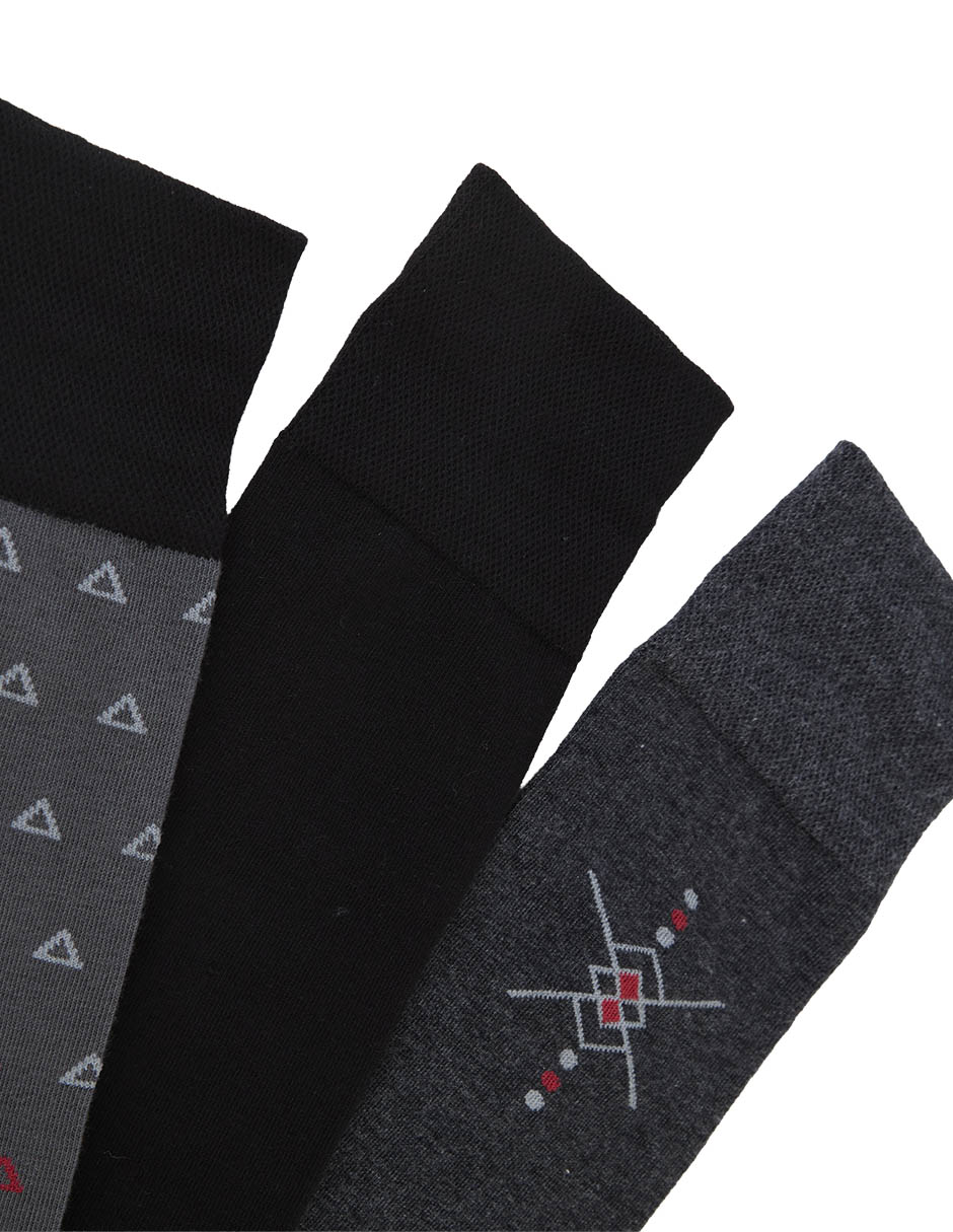 Set de calceta para hombre 3 pares 2